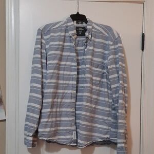H&M Striped Long Sleeved Button Up